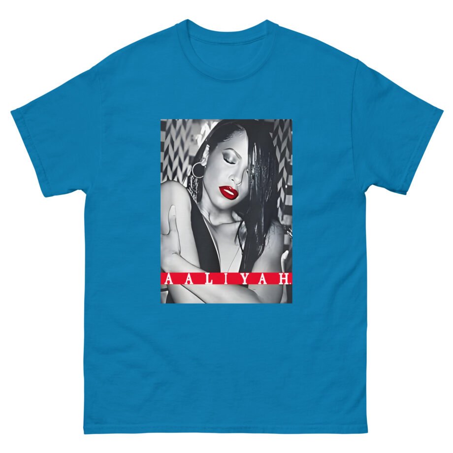 Aaliyah Red Lips Unisex classic tee