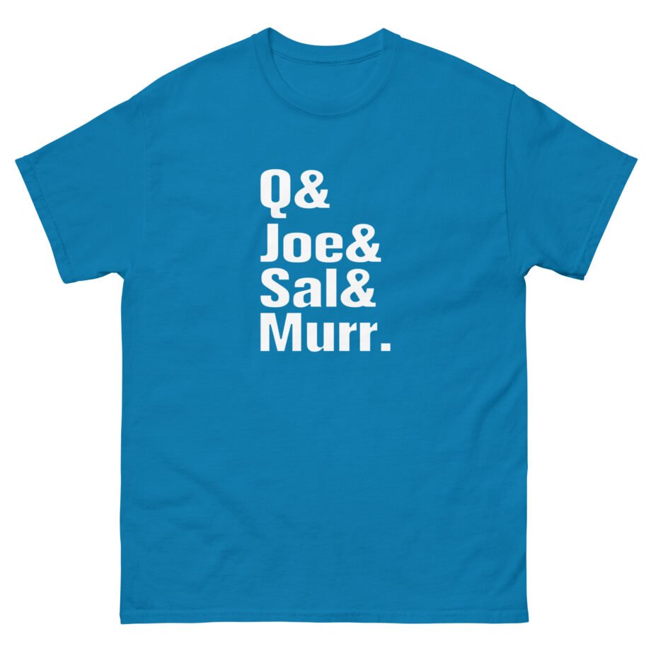 Impractical Jokers Q& Joe& Sal& Murr Unisex classic tee