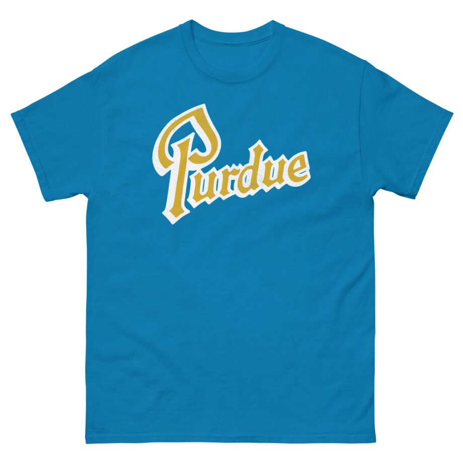 Purdue Drum Script Unisex classic tee