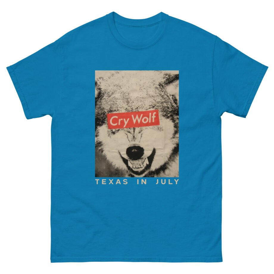 Texas in July Cry Wolf Concert Tour Unisex classic tee