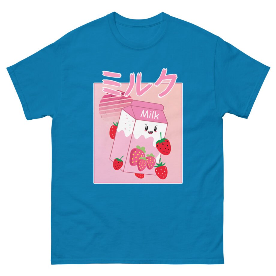 Georgenotfound Anime Strawberry Milk Shake Unisex classic tee