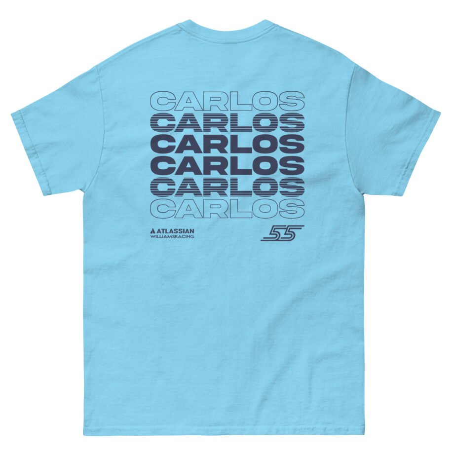 Carlos Sainz Atlassian Williams Racing Unisex classic tee