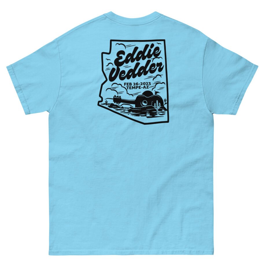 Eddie Vedder AZ Map Unisex classic tee