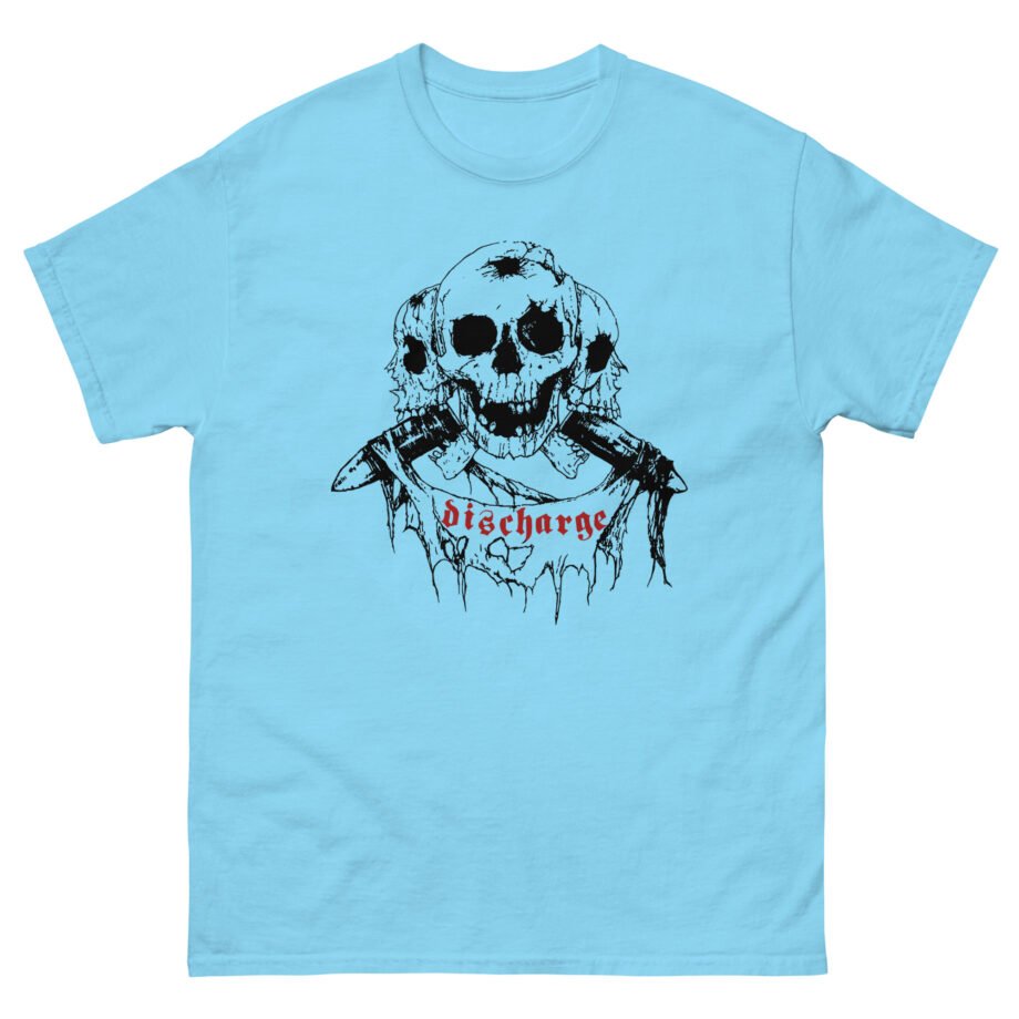 Discharge Three Skulls Unisex classic tee