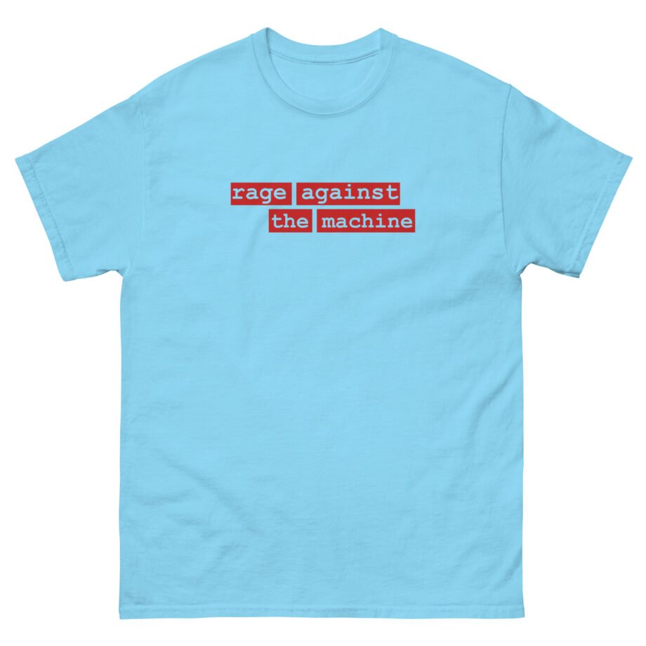 Rage Against the Machine Rage Stencil Type Unisex classic tee
