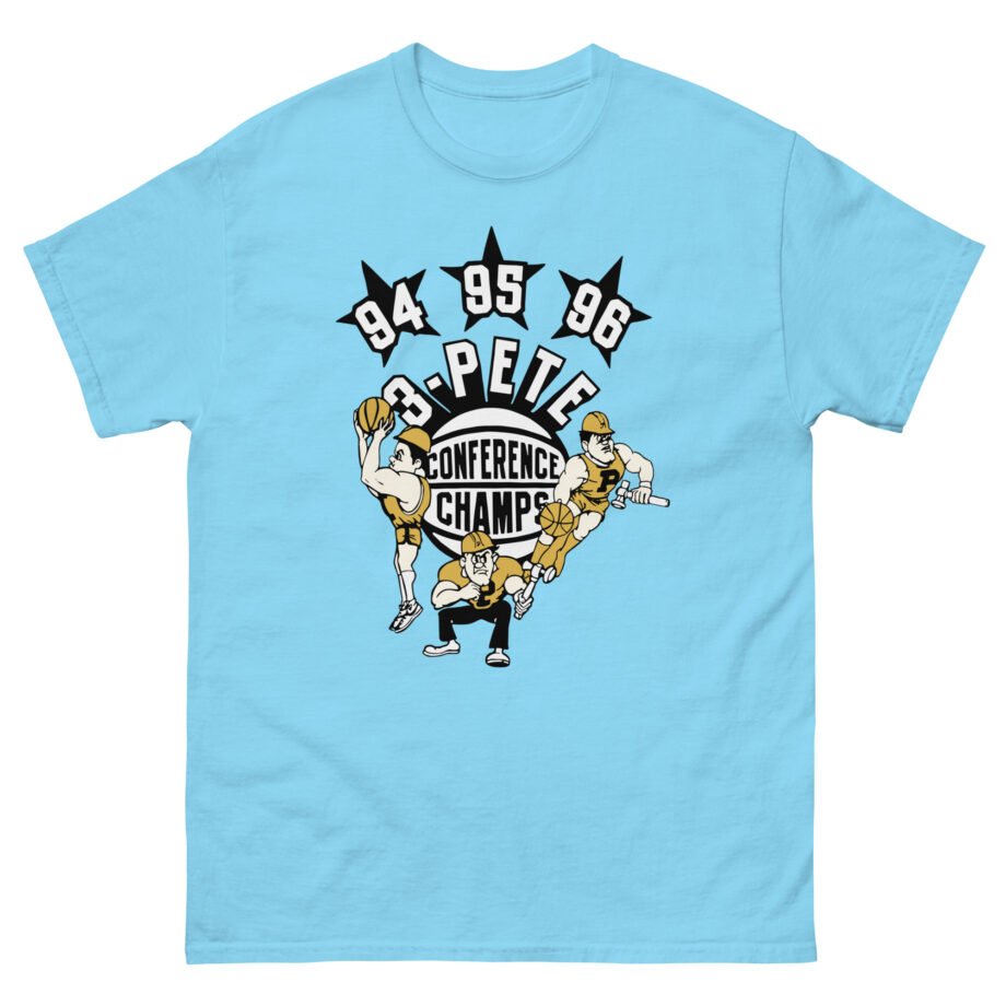 Purdue 3-pete Conference Champs Unisex classic tee
