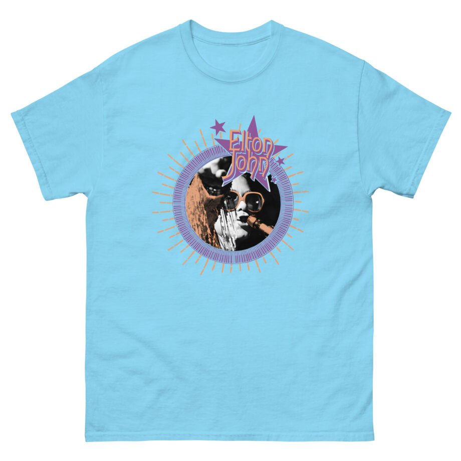 Elton John Farewell GYBR Sunburst Piano Frame Photo Unisex classic tee