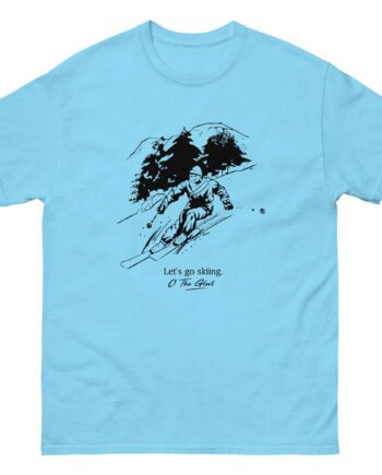 Goblin Let's Go Skiing Unisex classic tee