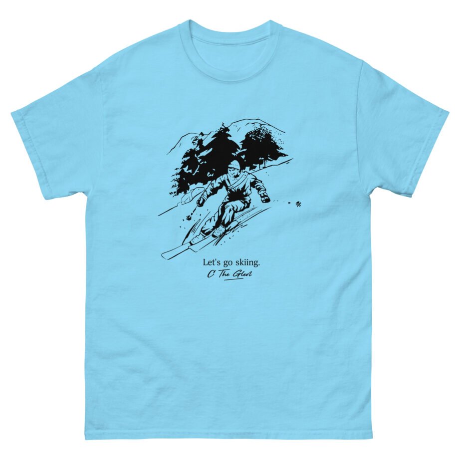 Goblin Let's Go Skiing Unisex classic tee
