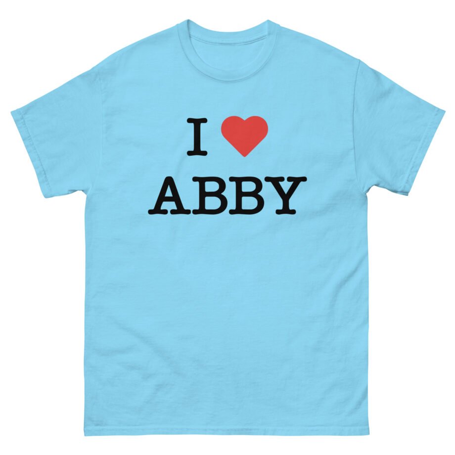 Jon Marianek I Love Abby Unisex classic tee