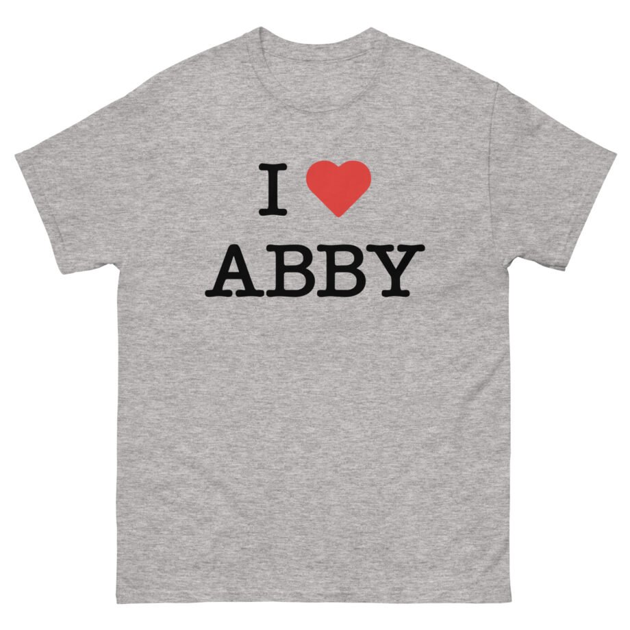 Jon Marianek I Love Abby Unisex classic tee