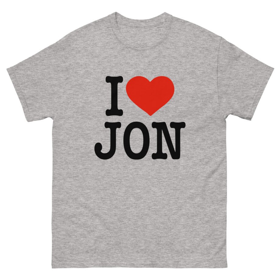 Jon Marianek I Love Jon Unisex classic tee