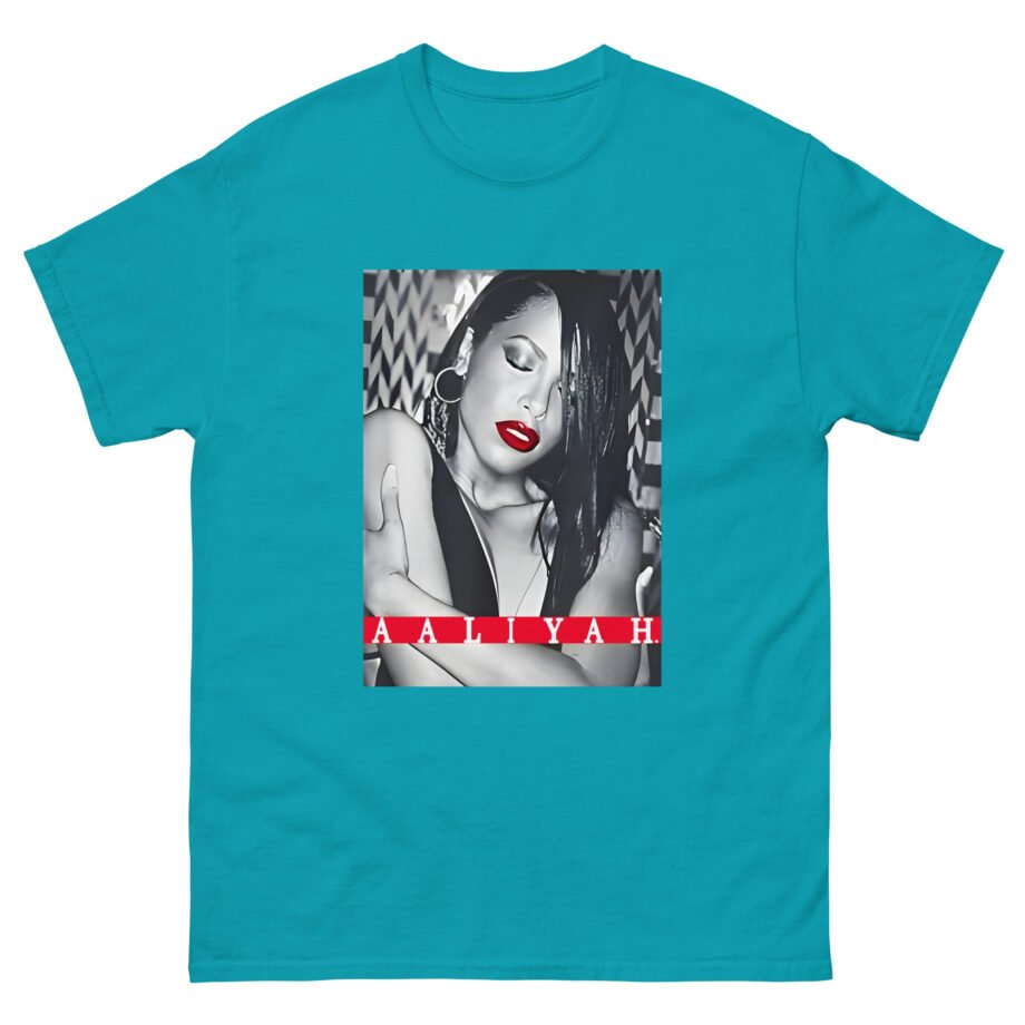 Aaliyah Red Lips Unisex classic tee