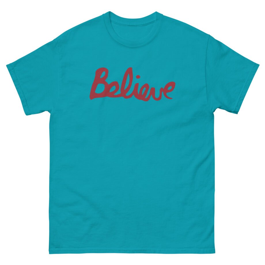 Valencia Believe Cursive Unisex classic tee