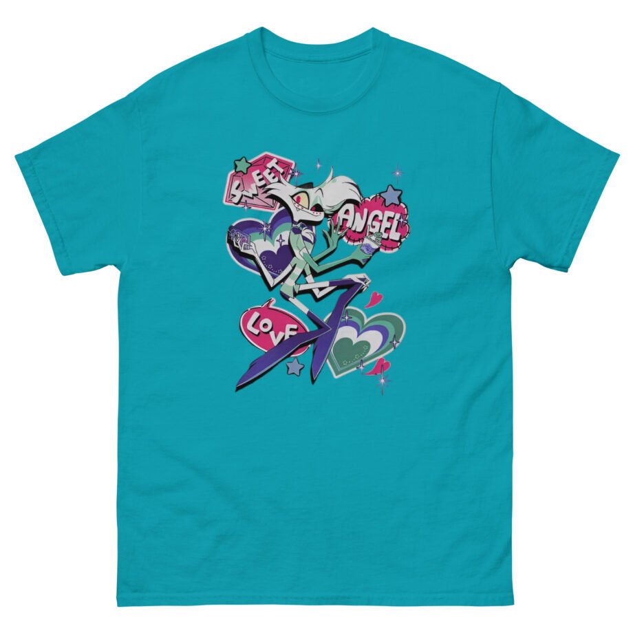 Hazbin Hotel Sweet Angel Love Angel Dust Unisex classic tee