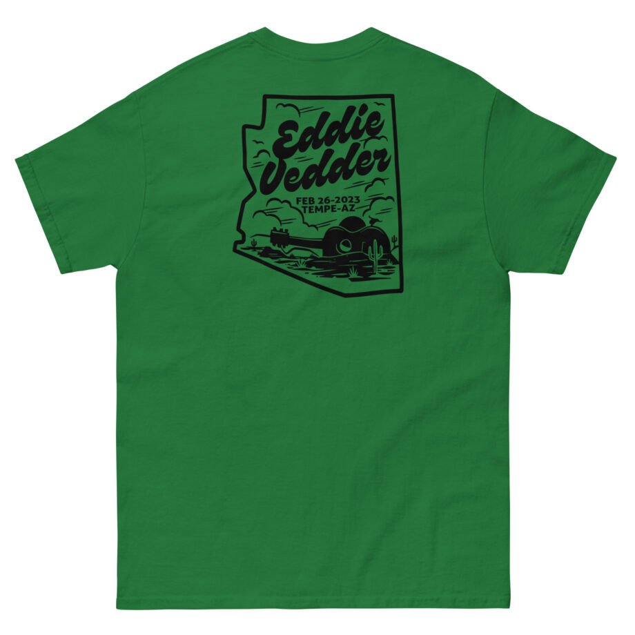 Eddie Vedder AZ Map Unisex classic tee