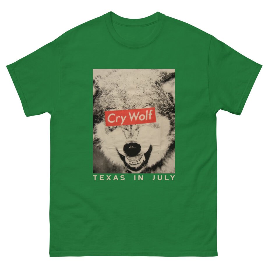 Texas in July Cry Wolf Concert Tour Unisex classic tee