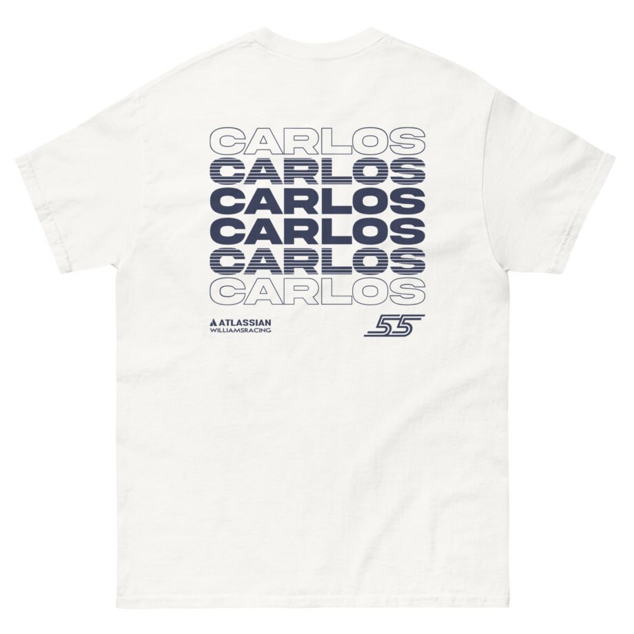 Carlos Sainz Atlassian Williams Racing Unisex classic tee