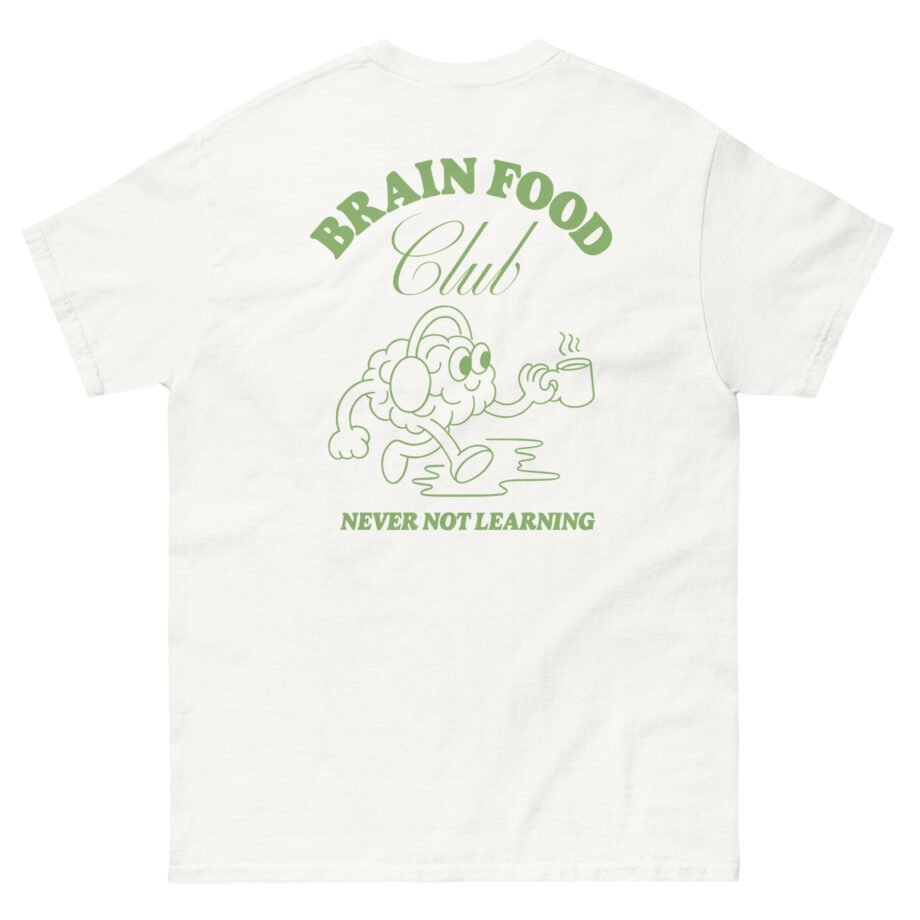 Wissen Weekly BRAIN FOOD CLUB Unisex classic tee