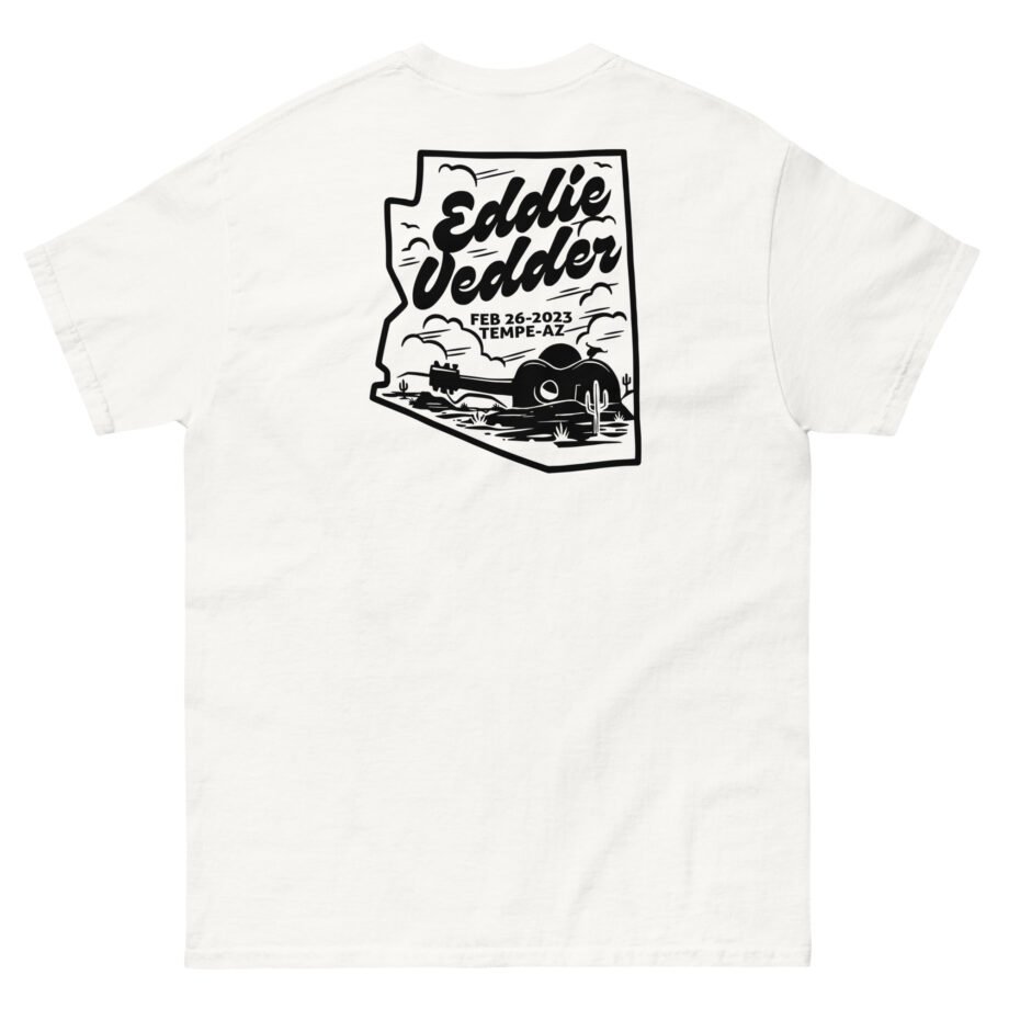 Eddie Vedder AZ Map Unisex classic tee