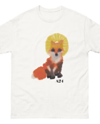 A24 X Rop Van Mierlo Fox Watercolor Unisex classic tee
