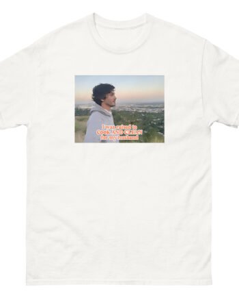Logan Lerman I Was Raised to Cook and Clean for My Husband Unisex classic tee