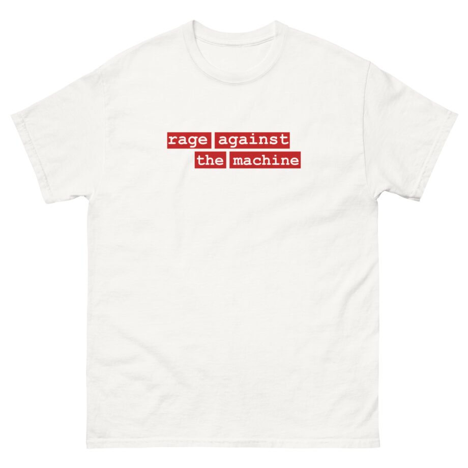 Rage Against the Machine Rage Stencil Type Unisex classic tee