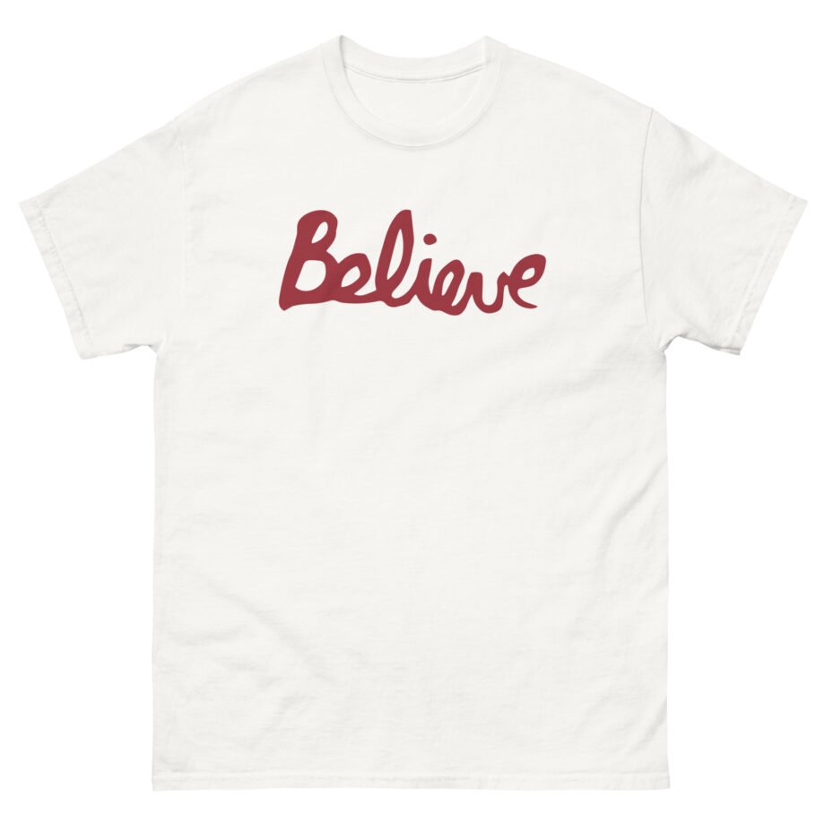 Valencia Believe Cursive Unisex classic tee