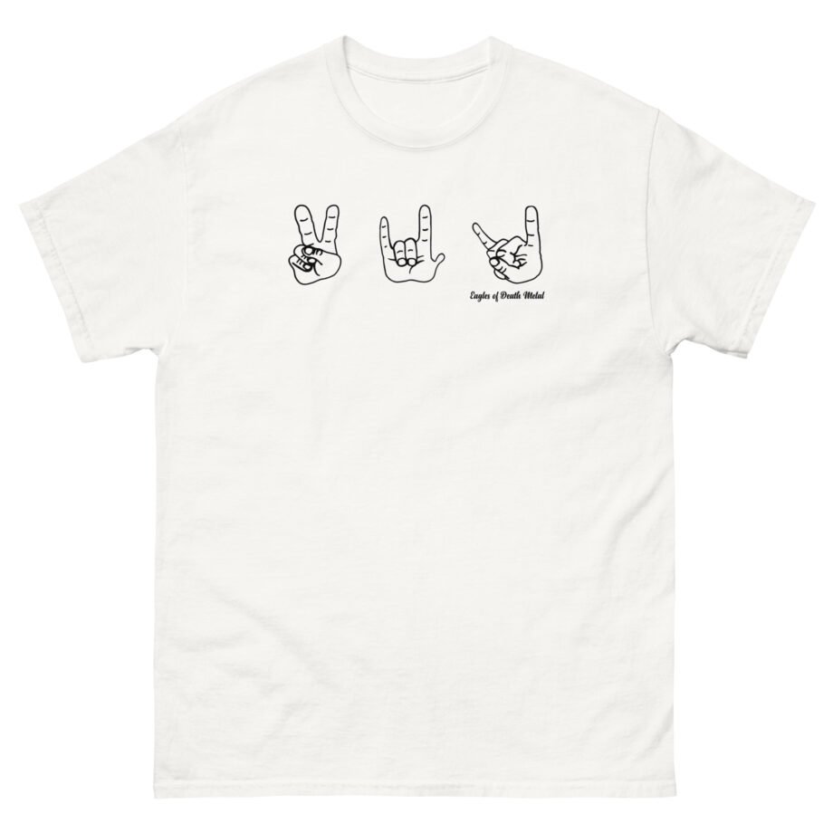 Eagles of Death Metal Peace Love Unisex classic tee