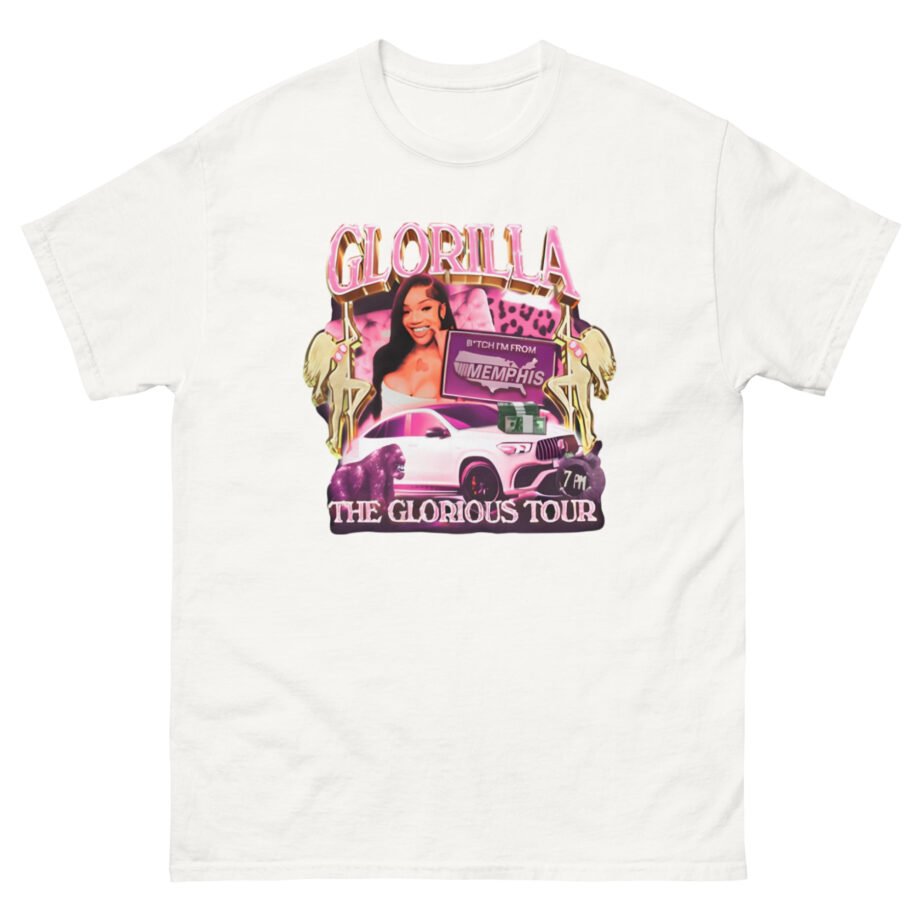 Glorilla Glorious Tour From Memphis Unisex classic tee
