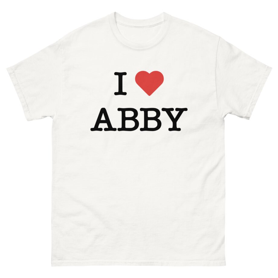 Jon Marianek I Love Abby Unisex classic tee