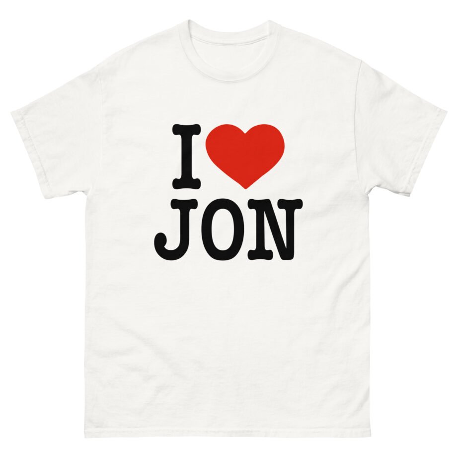 Jon Marianek I Love Jon Unisex classic tee