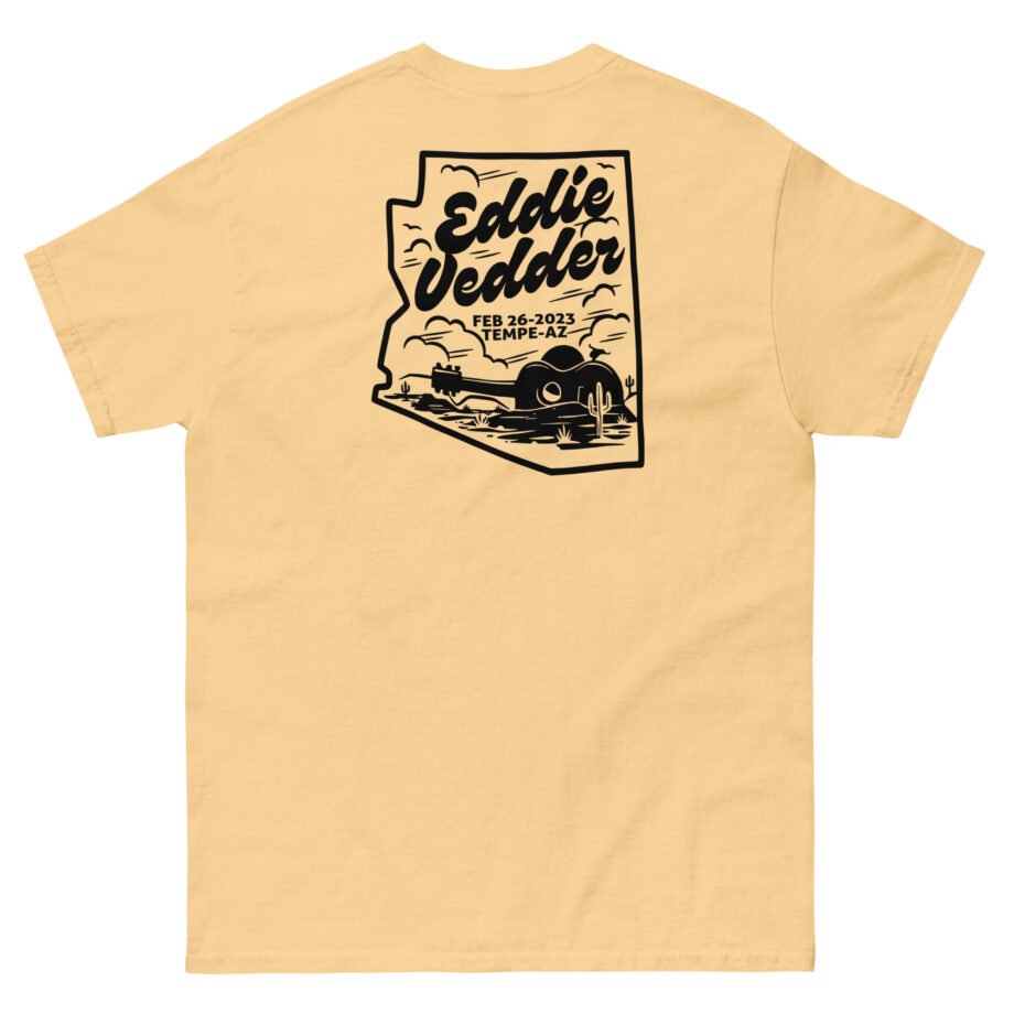 Eddie Vedder AZ Map Unisex classic tee