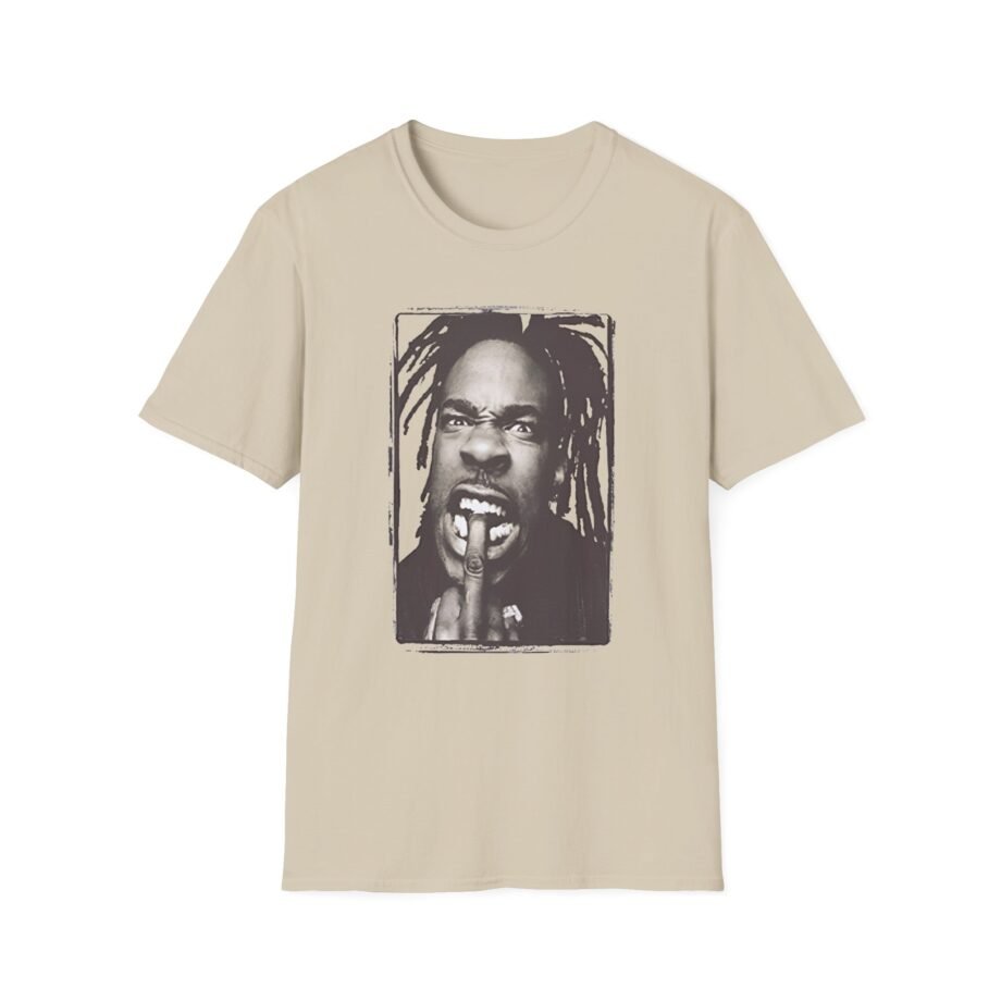Busta Rhymes Dreadlocksfinger Unisex Softstyle T-shirt