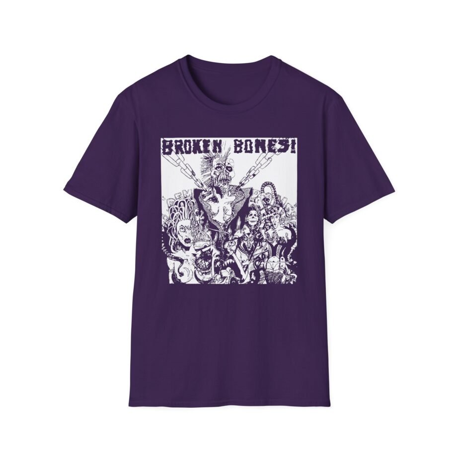 Broken Bones Dem Bones Unisex Softstyle T-shirt