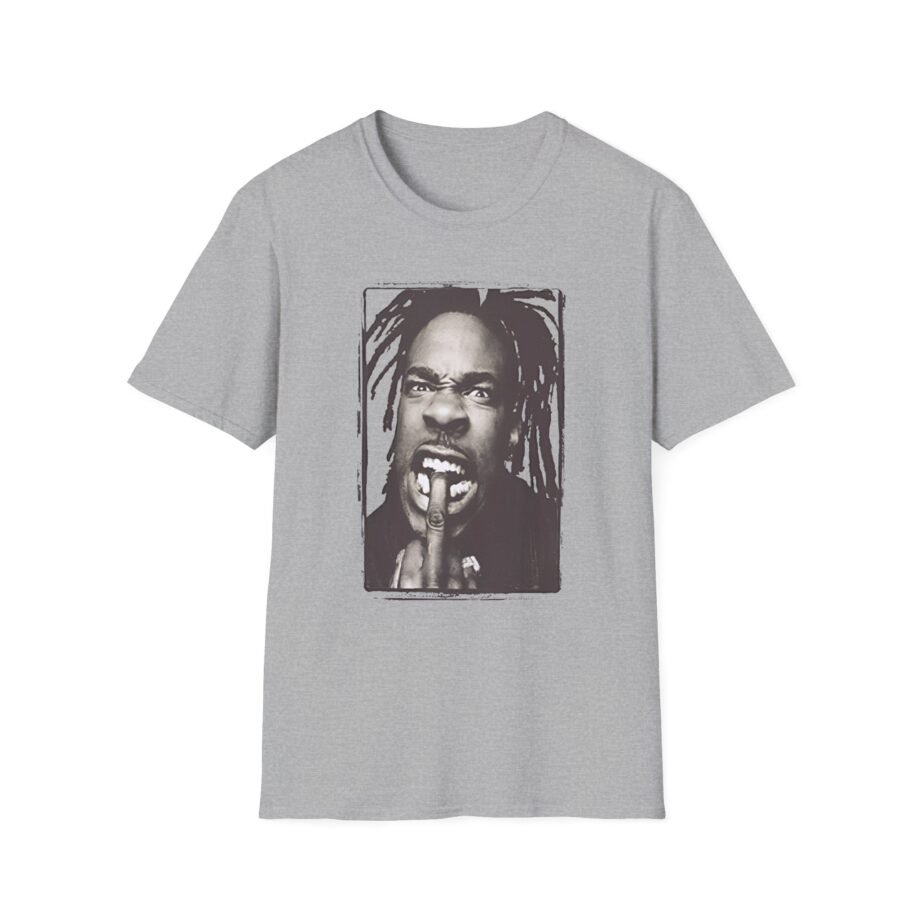 Busta Rhymes Dreadlocksfinger Unisex Softstyle T-shirt
