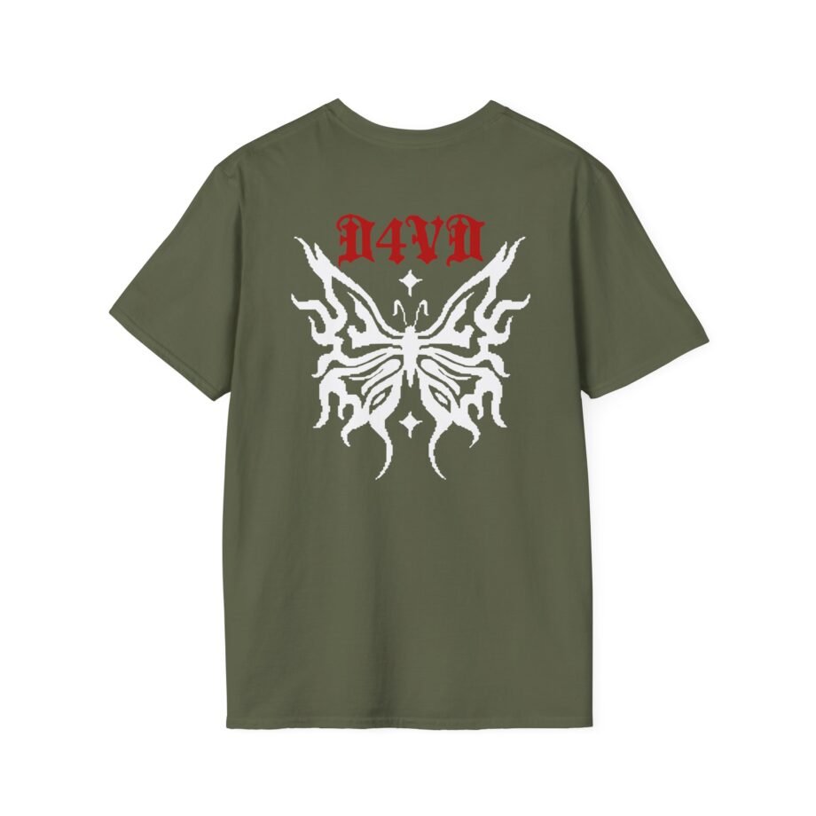D4vd Butterfly Glitch Unisex Softstyle T-shirt