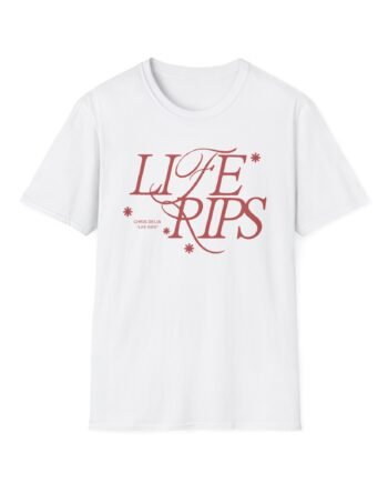 Chris D Elia Life Rips Happy Unisex Softstyle T-shirt