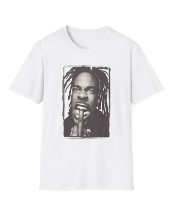 Busta Rhymes Dreadlocksfinger Unisex Softstyle T-shirt