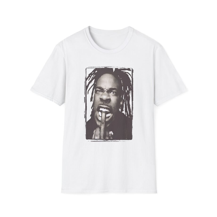 Busta Rhymes Dreadlocksfinger Unisex Softstyle T-shirt