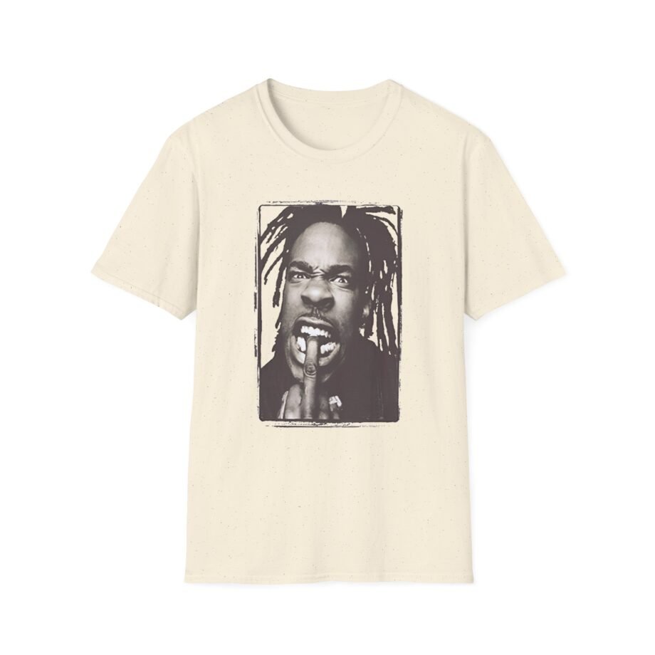 Busta Rhymes Dreadlocksfinger Unisex Softstyle T-shirt