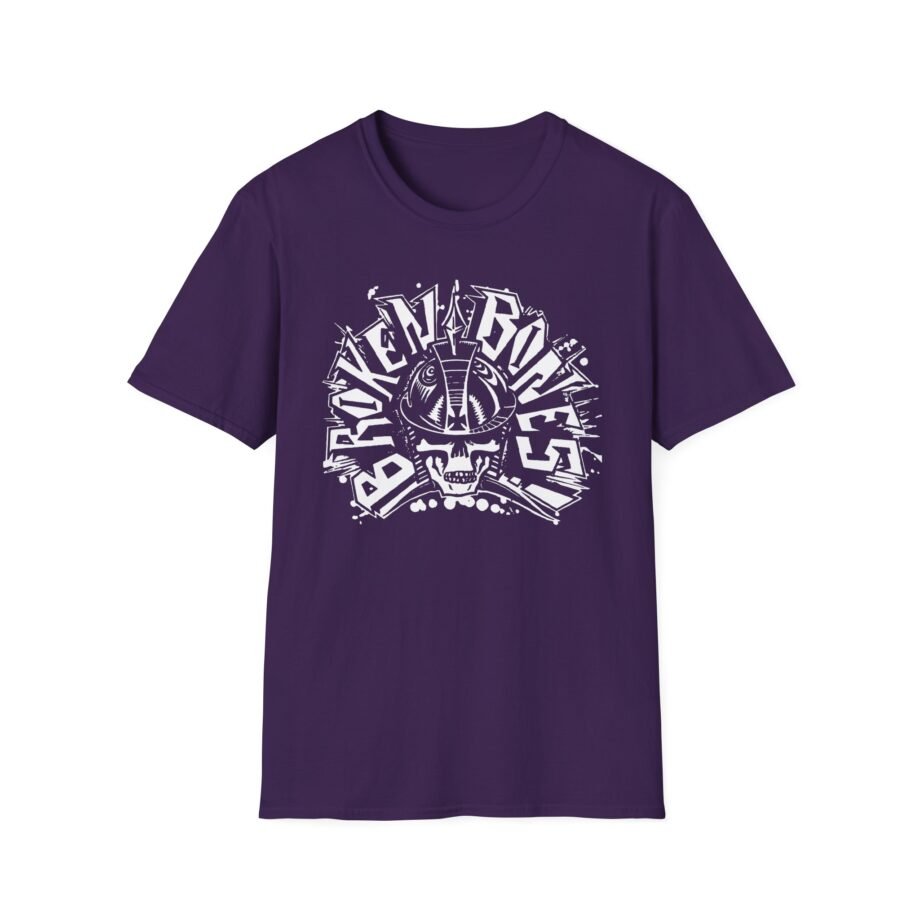 Broken Bones Skull Unisex Softstyle T-shirt