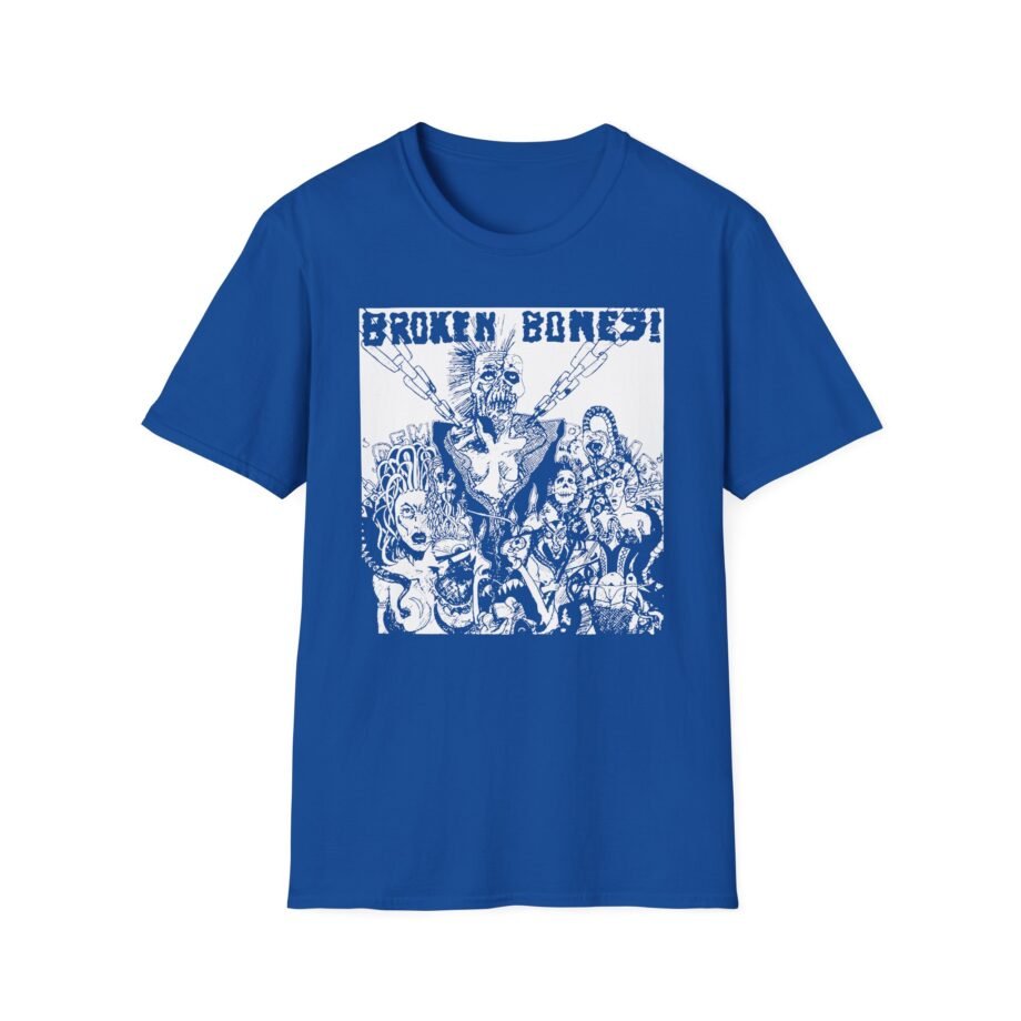Broken Bones Dem Bones Unisex Softstyle T-shirt