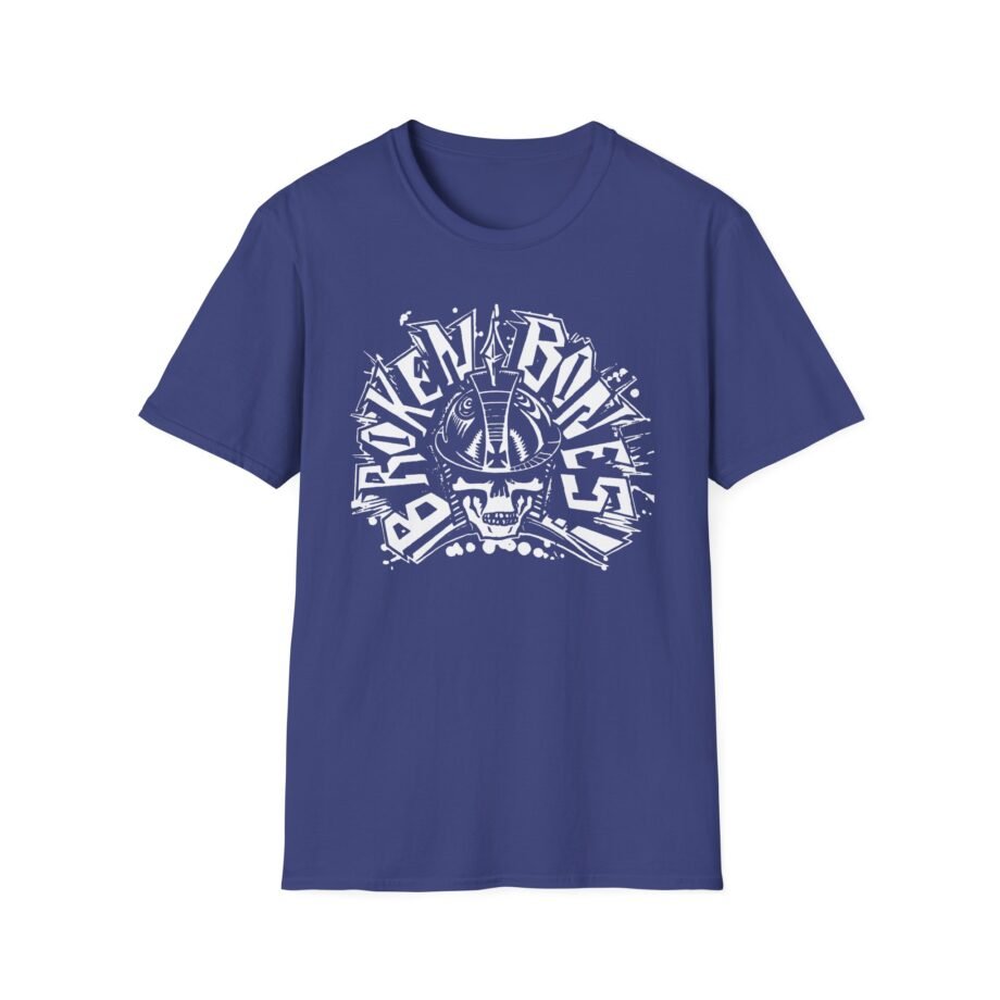 Broken Bones Skull Unisex Softstyle T-shirt