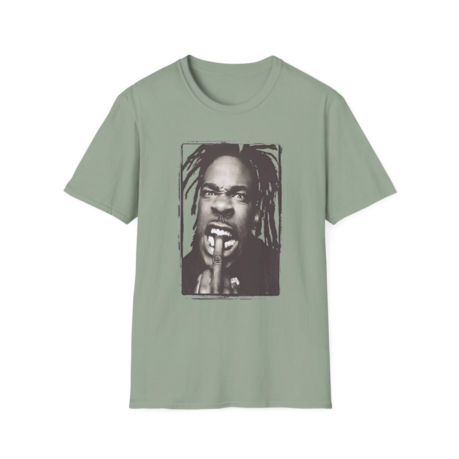 Busta Rhymes Dreadlocksfinger Unisex Softstyle T-shirt