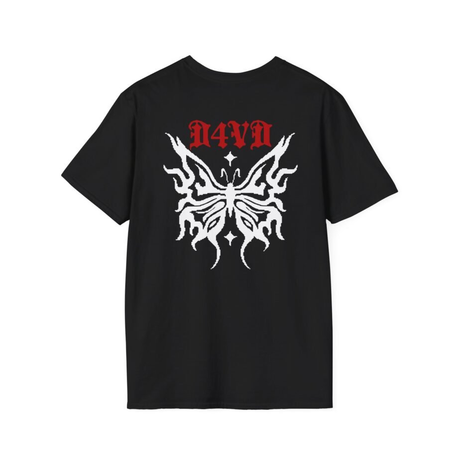 D4vd Butterfly Glitch Unisex Softstyle T-shirt