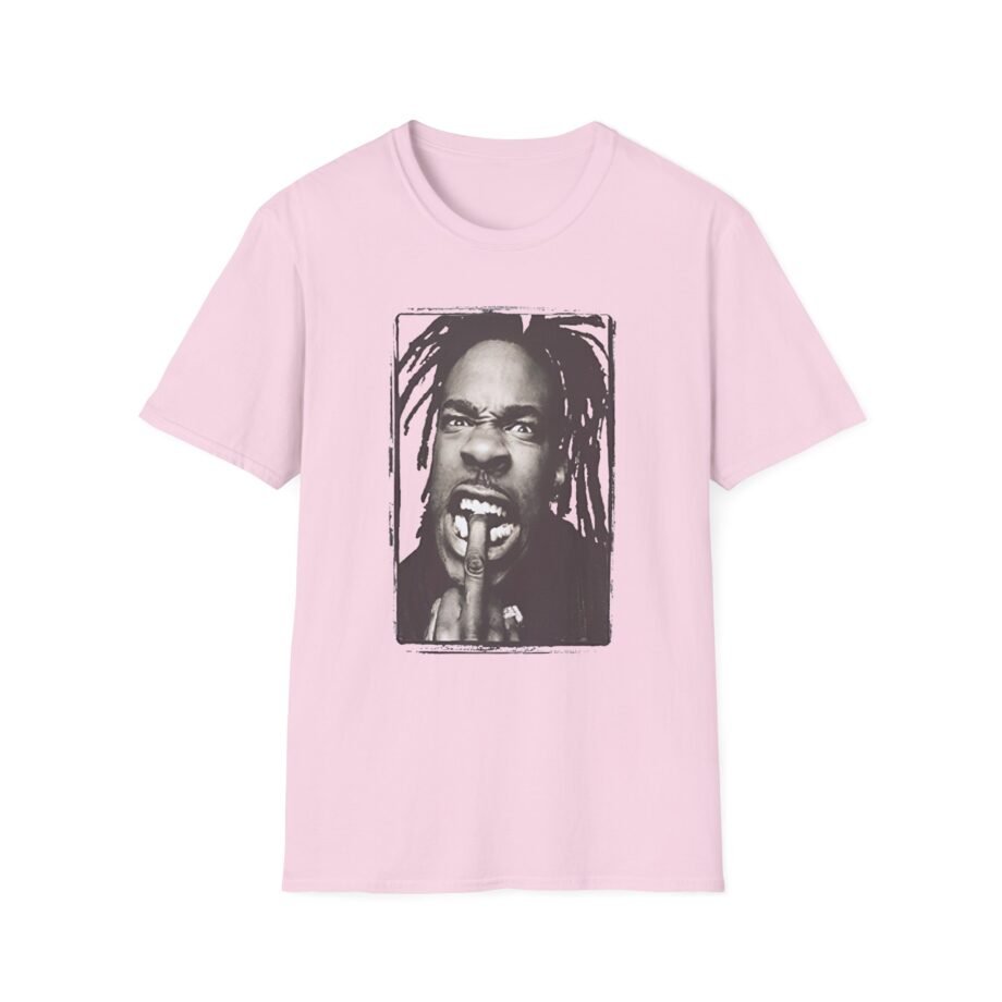 Busta Rhymes Dreadlocksfinger Unisex Softstyle T-shirt