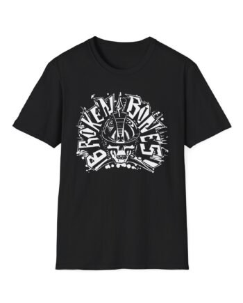 Broken Bones Skull Unisex Softstyle T-shirt
