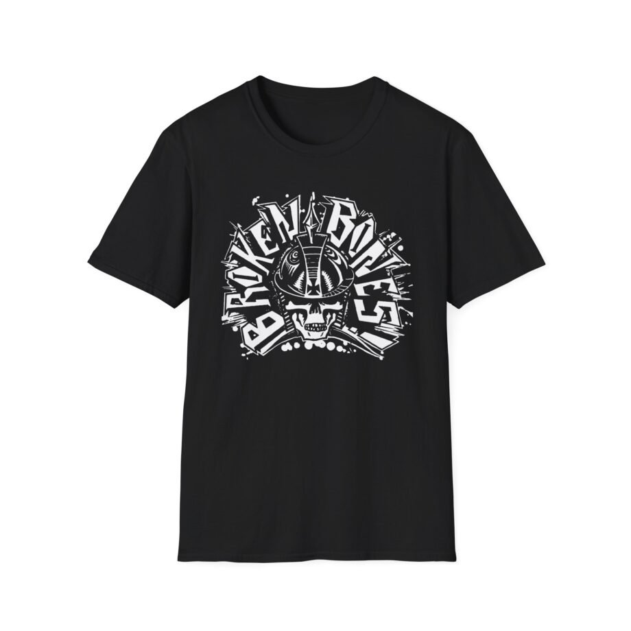 Broken Bones Skull Unisex Softstyle T-shirt