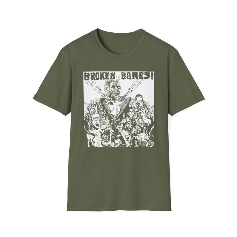 Broken Bones Dem Bones Unisex Softstyle T-shirt